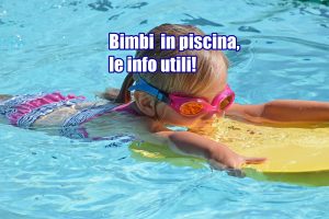 Bambini in piscina consigli